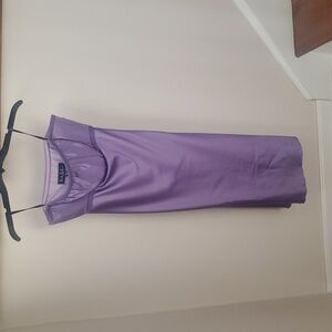 Nicole Miller Purple strapless Midi Dress